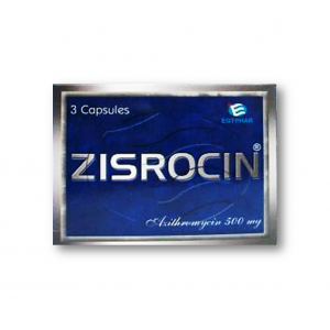 ZISROCIN 500 MG ( AZITHROMYCIN ) 3 CAPSULES